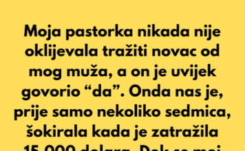 Neću dopustiti svom mužu da i dalje šalje novac svojoj kćeri Neću dopustiti svom mužu da i dalje šalje novac svojoj kćeri