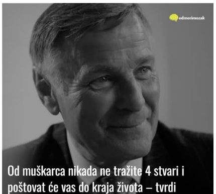 Od muškarca nikada ne tražite 4 stvari i poštovat će vas do kraja života – tvrdi psiholog Od muškarca nikada ne tražite 4 stvari i poštovat će vas do kraja života – tvrdi psiholog