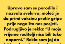 Odbijam ugroziti zdravlje svoje novorođene bebe Odbijam ugroziti zdravlje svoje novorođene bebe