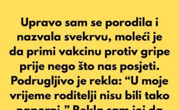 Odbijam ugroziti zdravlje svoje novorođene bebe Odbijam ugroziti zdravlje svoje novorođene bebe
