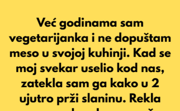 Odbila sam dopustiti svekru i svekrvi da jedu meso — ovo je moja kuća Odbila sam dopustiti svekru i svekrvi da jedu meso — ovo je moja kuća