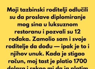 Odbio sam da ostavim napojnicu i istog trenutka postao negativac u svojoj porodici. Odbio sam da ostavim napojnicu i istog trenutka postao negativac u svojoj porodici.
