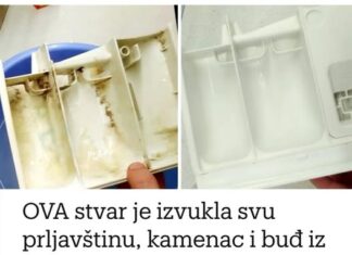 Ova stvar uklanja svu prljavštinu, kamenac i plijesan iz spremnika moje perilice: petnaest minuta i kao nova je! Ova stvar uklanja svu prljavštinu, kamenac i plijesan iz spremnika moje perilice: petnaest minuta i kao nova je!