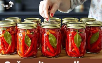 Sačuvajte paprike za zimu za 10 minuta! Ne kvare se godinama! Sačuvajte paprike za zimu za 10 minuta! Ne kvare se godinama!