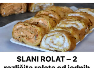 SLANI ROLAT – 2 različita rolata od jednih kora, savršeni za predjelo ili večeru! SLANI ROLAT – 2 različita rolata od jednih kora, savršeni za predjelo ili večeru!