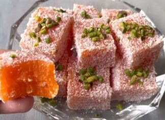 SLATKI LOKUM OD ŠARGAREPE SA SAMO 3 SASTOJKA 🥕 Mekani i ukusni lokum, savršen za čajanke i pauze za kafu. Jednostavan recept s tri glavna sastojka