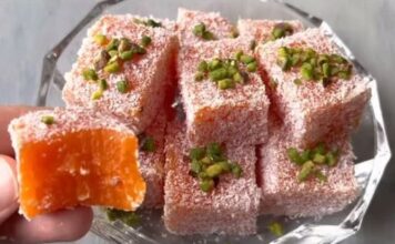 SLATKI LOKUM OD ŠARGAREPE SA SAMO 3 SASTOJKA 🥕 Mekani i ukusni lokum, savršen za čajanke i pauze za kafu. Jednostavan recept s tri glavna sastojka