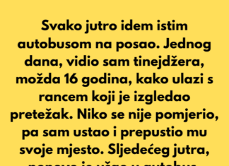 Svako jutro idem istim autobusom na posao… Svako jutro idem istim autobusom na posao…