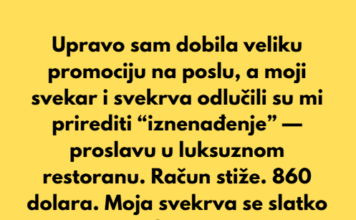 Svekar i svekrva su mislili da ću ja plaćati svaki račun — nisu ni slutili kakvu sam im osvetu pripremila Svekar i svekrva su mislili da ću ja plaćati svaki račun — nisu ni slutili kakvu sam im osvetu pripremila