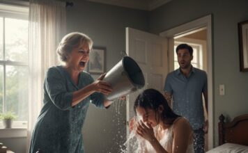 Svekrva je prolila kantu ledene vode da me probudi Svekrva je prolila kantu ledene vode da me probudi