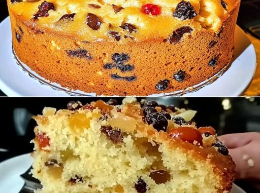 TRADICIONALNI KOLAČ SA KANDIRANIM VOĆEM 🎄🍰 Klasičan praznični desert pun bogatih ukusa! 😋✨