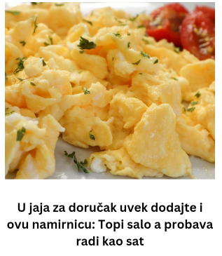 U jaja za doručak uvek dodajte i ovu namirnicu: Topi salo a probava radi kao sat U jaja za doručak uvek dodajte i ovu namirnicu: Topi salo a probava radi kao sat