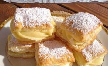 VANIL KREM PUDING U LISNATOM TESTU SA SAMO 4 SASTOJKA! 🍮🥐