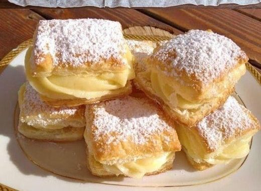 VANIL KREM PUDING U LISNATOM TESTU SA SAMO 4 SASTOJKA! 🍮🥐