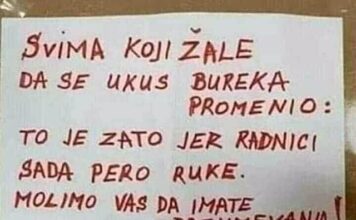 Vlasnik buregdžinice objasnio je zašto se okus njegovih proizvoda promijenio, fotka je HIT u regiji Vlasnik buregdžinice objasnio je zašto se okus njegovih proizvoda promijenio, fotka je HIT u regiji