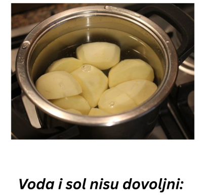 Voda i sol nisu dovoljni: Uvijek dodajte ovaj sastojak kuhanom krumpiru i bit će fantastičnog okusa Voda i sol nisu dovoljni: Uvijek dodajte ovaj sastojak kuhanom krumpiru i bit će fantastičnog okusa