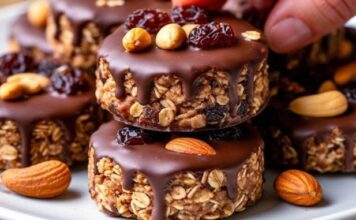 ZDRAVE ČOKOLADNE ZOBENE PLOČICE BEZ PEČENJA 🍫💪 hranjiva užina bez griže savjesti – savršena za male sladokusce i zauzete mame!