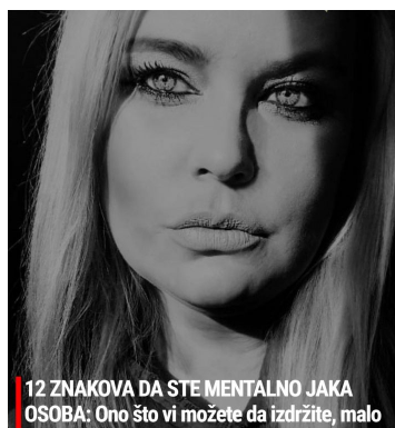 12 ZNAKOVA DA STE MENTALNO JAKA OSOBA: Ono što vi možete da izdržite, malo ko može jer ste JAKI KAO STIJENA 12 ZNAKOVA DA STE MENTALNO JAKA OSOBA: Ono što vi možete da izdržite, malo ko može jer ste JAKI KAO STIJENA