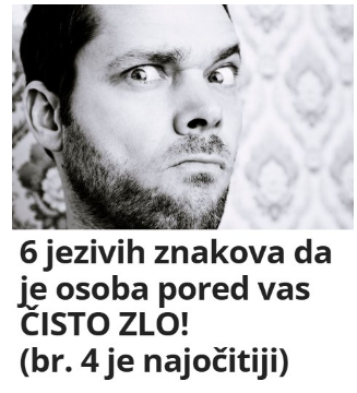 6 ZNAKOVA DA VAM OSOBA ŽELI ZLO: Možda može da se prikrije, ali po jednoj stvari ćete uvek lako da je prepoznate 6 ZNAKOVA DA VAM OSOBA ŽELI ZLO: Možda može da se prikrije, ali po jednoj stvari ćete uvek lako da je prepoznate