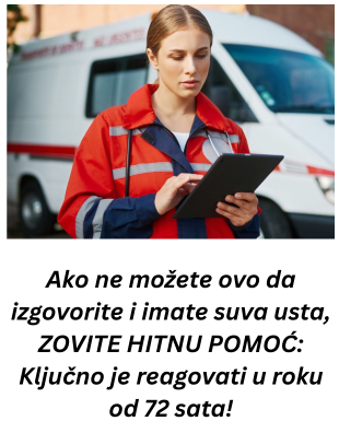 Ako ne možete ovo da izgovorite i imate suva usta, ZOVITE HITNU POMOĆ: Ključno je reagovati u roku od 72 sata! Ako ne možete ovo da izgovorite i imate suva usta, ZOVITE HITNU POMOĆ: Ključno je reagovati u roku od 72 sata!