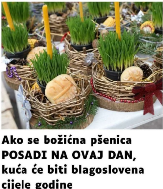 Ako se božićna pšenica P0SADI NA 0VAJ DAN, kuća će biti blagoslovena cijele godine- URADITE TO NA VREME… Ako se božićna pšenica P0SADI NA 0VAJ DAN, kuća će biti blagoslovena cijele godine- URADITE TO NA VREME…