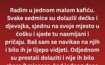ČESTO su dolazili kod njega u KAFIĆ a onda jednog DANA …. ČESTO su dolazili kod njega u KAFIĆ a onda jednog DANA ….