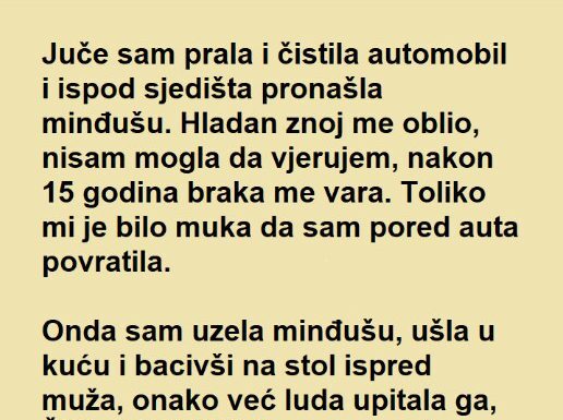 Čistila automobil i ispod sedišta pronašla minđušu ali pravi ŠOK je tek USLEDIO! Čistila automobil i ispod sedišta pronašla minđušu ali pravi ŠOK je tek USLEDIO!