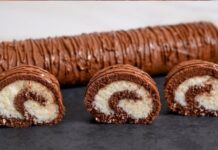 ČOKOLADNI ROLAT S KOKOSOM – jednostavan desert koji oduševljava svakim zalogajem 🍫🥥