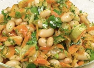 Ekonomična salata od graha… Idealna kao brz samostalan obrok ili prilog uz svako jelo… Ekonomična salata od graha… Idealna kao brz samostalan obrok ili prilog uz svako jelo…