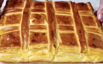 Jedite kocku po kocku, list po list… Najljepša lisnata pogača Jedite kocku po kocku, list po list… Najljepša lisnata pogača