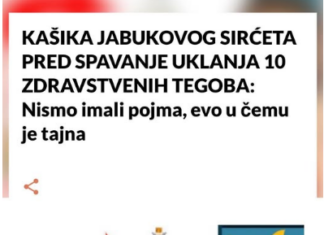 KAŠIKA JABUKOVOG SIRĆETA PRED SPAVANJE UKLANJA 10 ZDRAVSTVENIH TEGOBA: Nismo imali pojma, evo u čemu je tajna KAŠIKA JABUKOVOG SIRĆETA PRED SPAVANJE UKLANJA 10 ZDRAVSTVENIH TEGOBA: Nismo imali pojma, evo u čemu je tajna