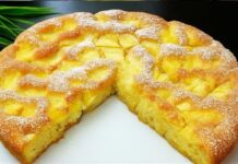 Kolač od jabuka sa samo 3 jabuke, malo brašna i 3 jaja, gotov za 10 minuta u rerni! Kolač od jabuka sa samo 3 jabuke, malo brašna i 3 jaja, gotov za 10 minuta u rerni!