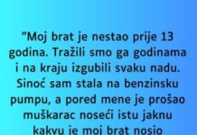 “Moj brat je nestao prije 13 godina…” “Moj brat je nestao prije 13 godina…”