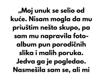 „Moj unuk se selio u drugi grad zbog svog prvog posla.” „Moj unuk se selio u drugi grad zbog svog prvog posla.”