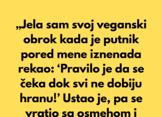 Moj veganski obrok u avionu izazvao je scenu, ali sam se na kraju ja nasmejala poslednja Moj veganski obrok u avionu izazvao je scenu, ali sam se na kraju ja nasmejala poslednja