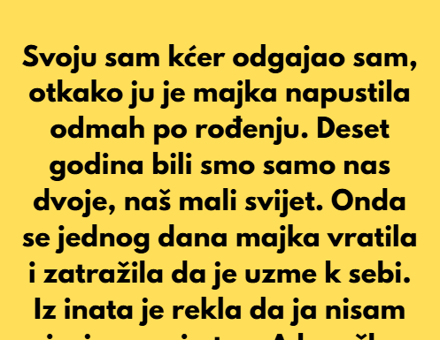 Moja bivša htjela mi je oteti našu kćer — ali sam joj dao nešto na čemu će se “zagrcnuti”. Moja bivša htjela mi je oteti našu kćer — ali sam joj dao nešto na čemu će se “zagrcnuti”.