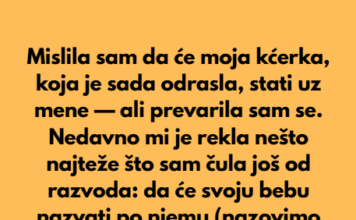Moja kćerka želi odati počast čovjeku koji je uništio našu porodicu. Moja kćerka želi odati počast čovjeku koji je uništio našu porodicu.