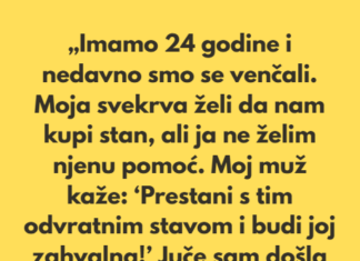 „Moja kontrol-frik svekrva vodi naš brak, a moj muž joj to dozvoljava.“ „Moja kontrol-frik svekrva vodi naš brak, a moj muž joj to dozvoljava.“
