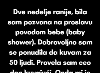 Moja prijateljica me odpozvala sa svoje proslave povodom bebe, ali ono što me posle toga zamolila – ostavilo me bez reči. 😳