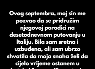 Moja snaha me izbacila s odmora jer sam odbila čuvati djecu — pa sam joj okrenula situaciju. Moja snaha me izbacila s odmora jer sam odbila čuvati djecu — pa sam joj okrenula situaciju.