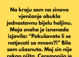 Moja snaha me ponizila pred svima, a sinov odgovor mi je slomio srce. Moja snaha me ponizila pred svima, a sinov odgovor mi je slomio srce.