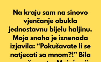 Moja snaha me ponizila pred svima, a sinov odgovor mi je slomio srce. Moja snaha me ponizila pred svima, a sinov odgovor mi je slomio srce.