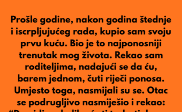 Moji roditelji su mi govorili da sam previše lijen da bih ikada imao vlastitu kuću — a sada žele živjeti u mojoj. Moji roditelji su mi govorili da sam previše lijen da bih ikada imao vlastitu kuću — a sada žele živjeti u mojoj.