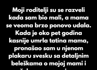 “Moji roditelji su se razveli kada sam bio mali, a mama se veoma brzo ponovo udala” “Moji roditelji su se razveli kada sam bio mali, a mama se veoma brzo ponovo udala”