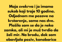 “Nikada se nisam slagala sa svojom svekrvom. Čak ni nakon što se rodio moj sin, odnos nam je ostao hladan pune 10 godine.” “Nikada se nisam slagala sa svojom svekrvom. Čak ni nakon što se rodio moj sin, odnos nam je ostao hladan pune 10 godine.”