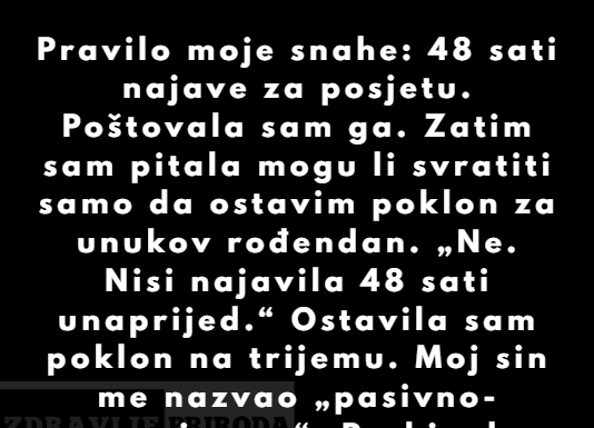 Odbijam moliti za vrijeme sa svojim unukom. Odbijam moliti za vrijeme sa svojim unukom.