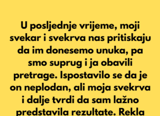Odbila sam biti kriva što svojoj svekrvi nisam dala unuka, ali ona je skrivala nešto veliko. Odbila sam biti kriva što svojoj svekrvi nisam dala unuka, ali ona je skrivala nešto veliko.