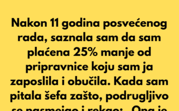 Odbila sam da budem plaćena manje od početnice — zaslužujem poštovanje, ne sažaljenje Odbila sam da budem plaćena manje od početnice — zaslužujem poštovanje, ne sažaljenje