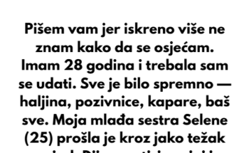 Odrekla sam se vlastitog vjenčanja zbog svoje sestre — a ona me zauzvrat ponizila. Odrekla sam se vlastitog vjenčanja zbog svoje sestre — a ona me zauzvrat ponizila.