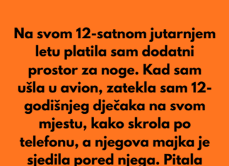 Platila sam dodatno sjedalo, ali majka i dijete su ga bezobrazno zauzeli i odbili se pomaknuti. Platila sam dodatno sjedalo, ali majka i dijete su ga bezobrazno zauzeli i odbili se pomaknuti.